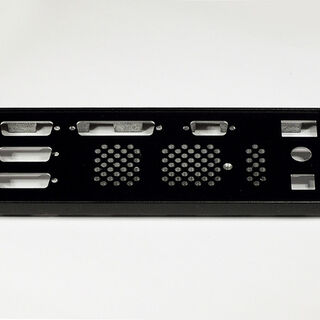 Aluminiumleiste bearbeitet