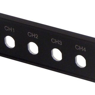 Aluminiumleiste bearbeitet inkl. Gravur