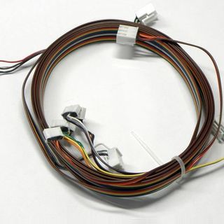 3-poliges Flachbandkabel mit Stecker, vergossen
